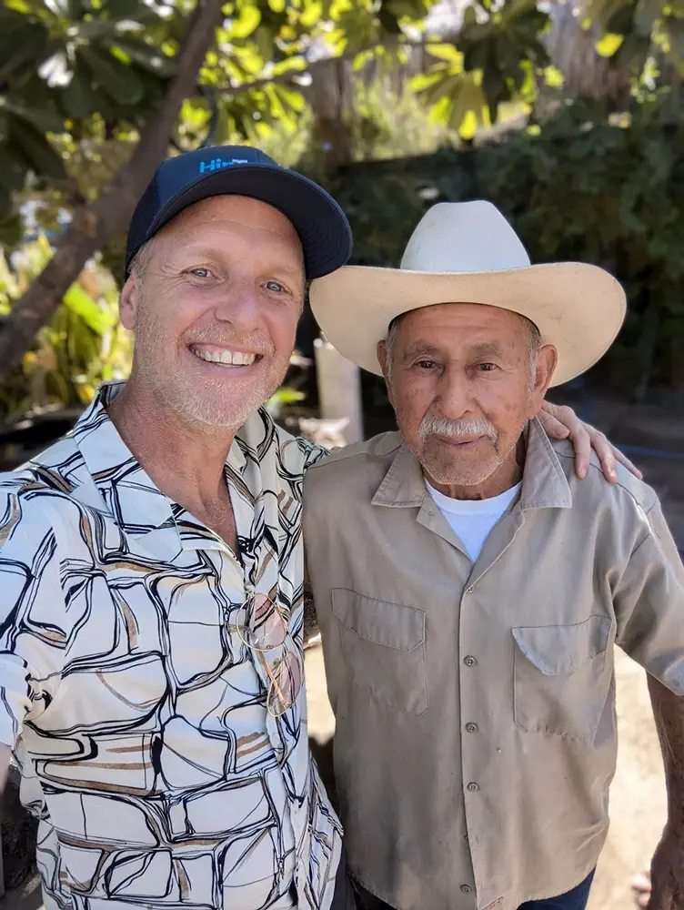 79 year old man still working in San Javier Loreto