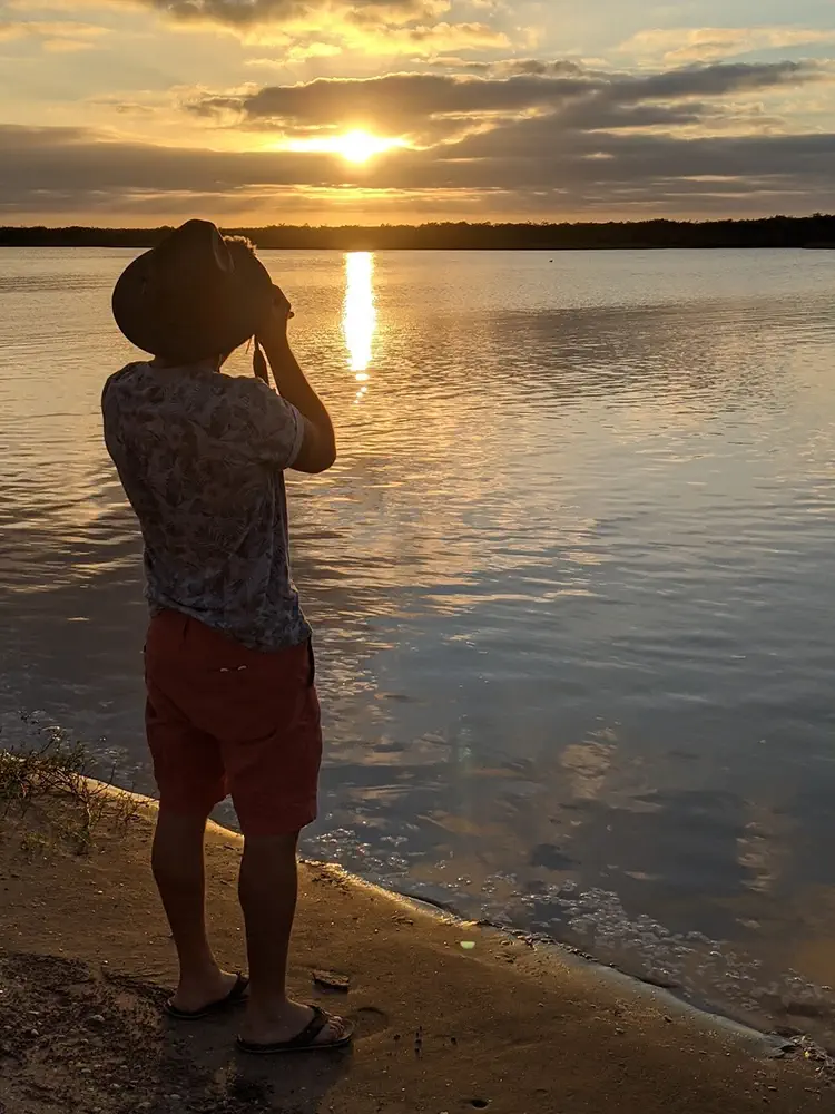 Beautiful sunrise in Puerto Adolfo López Mateos Baja Sur