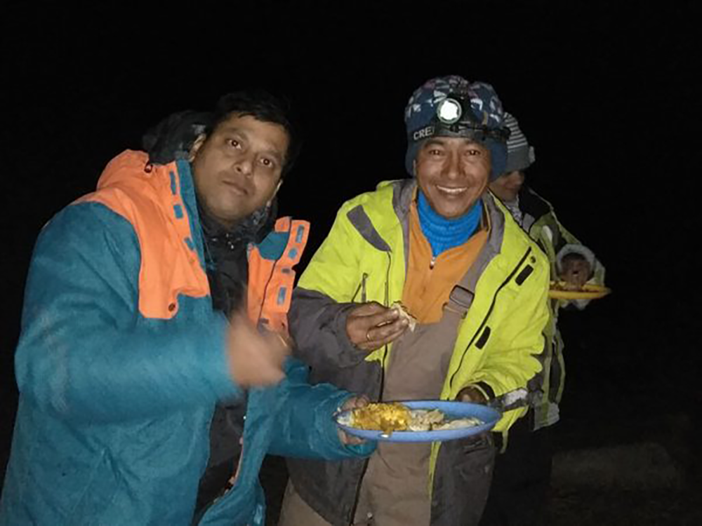 Dinner Time at the Indian Igloo