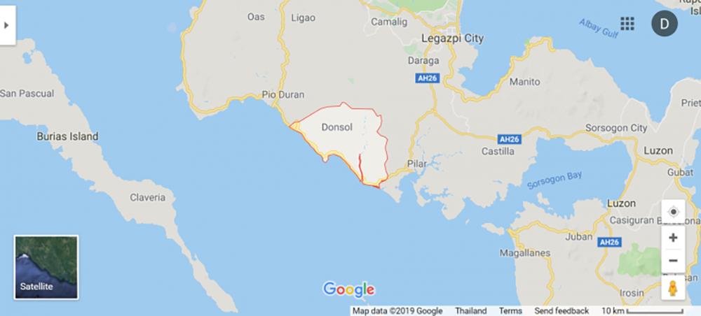 Donsol – Whale Sharks and Responsible Tourism in the Philippines – Map