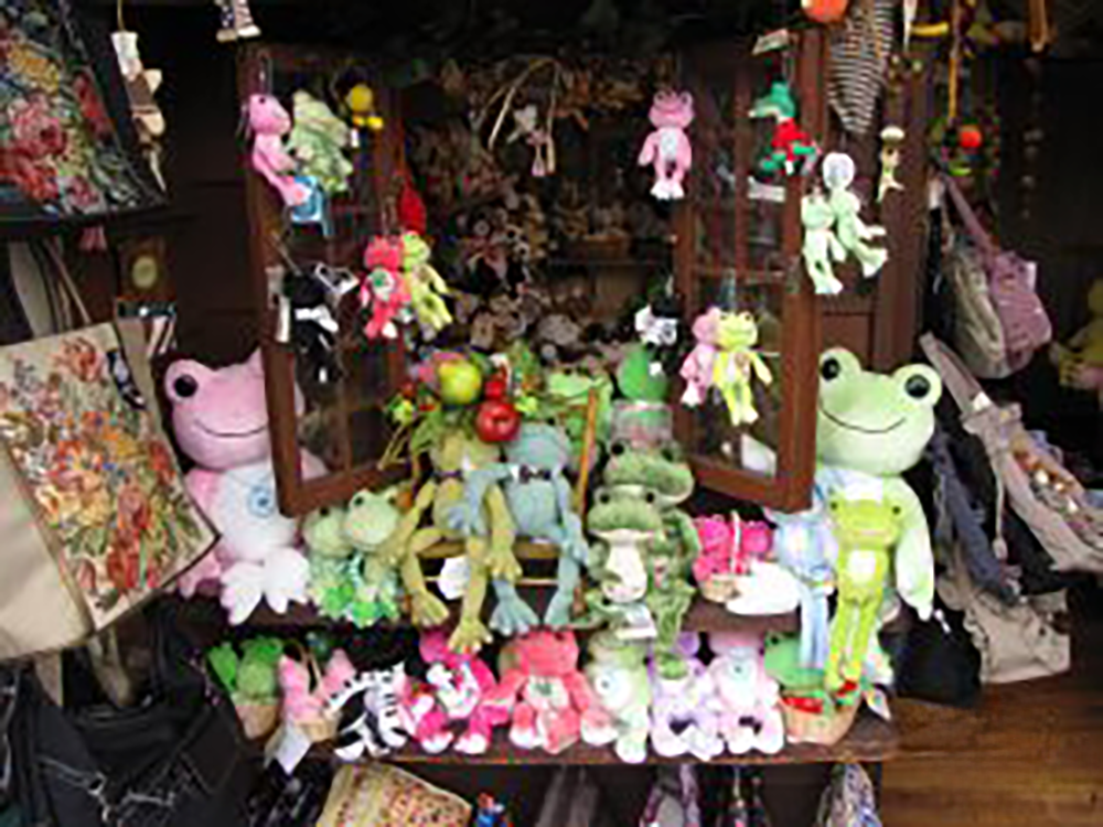 Frog souvenirs from Takayama, Japan