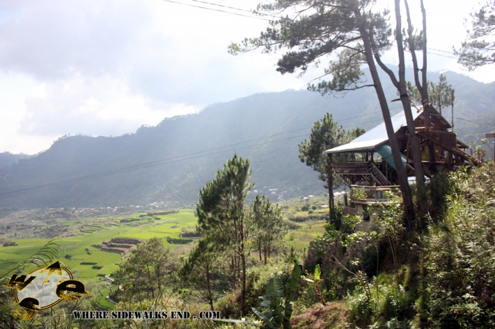 Gaia cafe and crafts in Sagada Philippines – yes, that’s a zip-line next to their cafe!