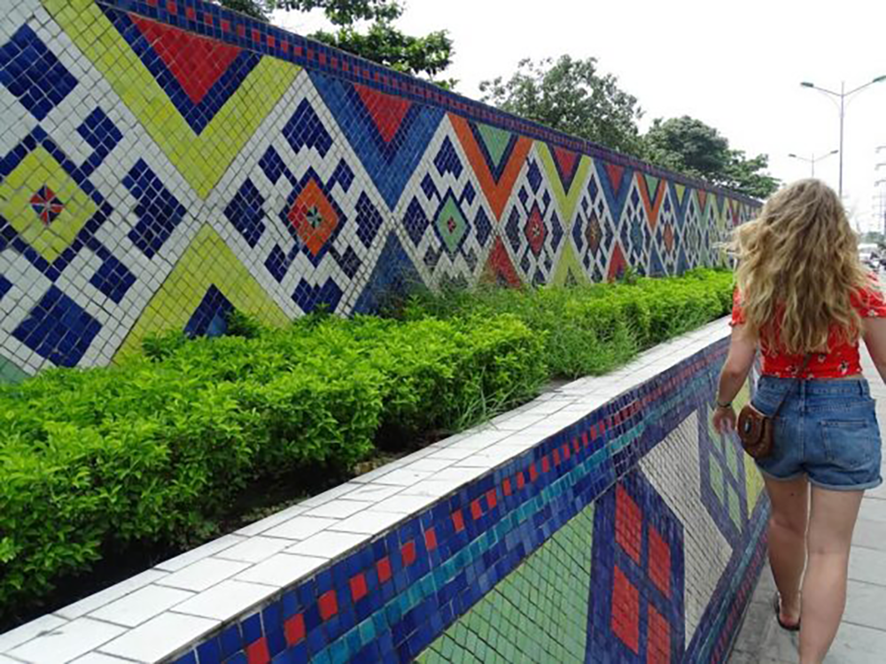 Hanoi Ceramic Mosaic Mural
