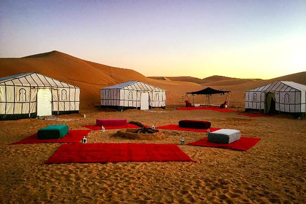 Sahara desert camping in Taragalt - Morocco small group tour