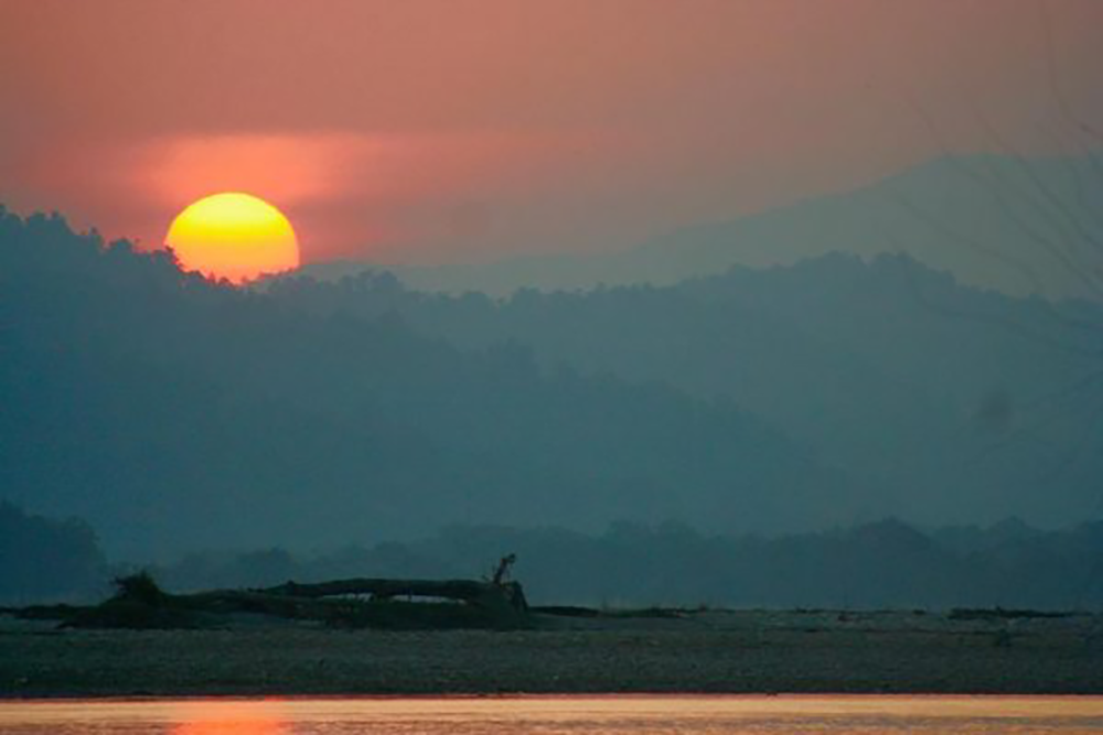 Rural Nepal Homestay in the Terai - Sunset