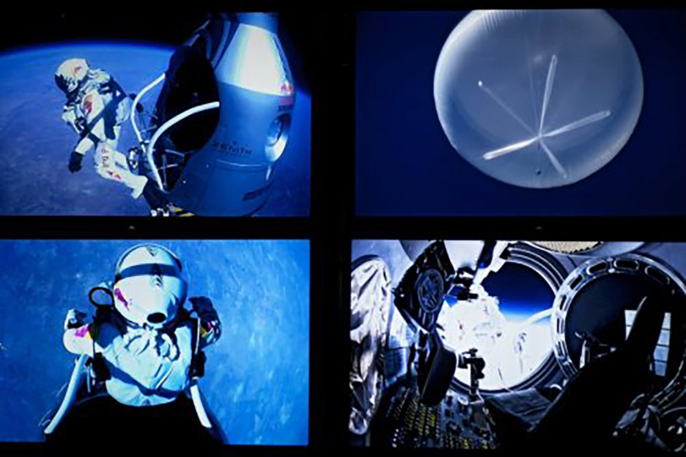 Redbull Stratos - Shots from Space Shots from Space