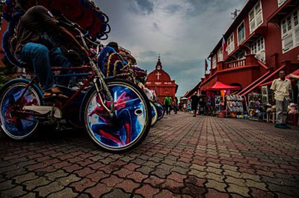 Tricycles in Malacca City Malaysia