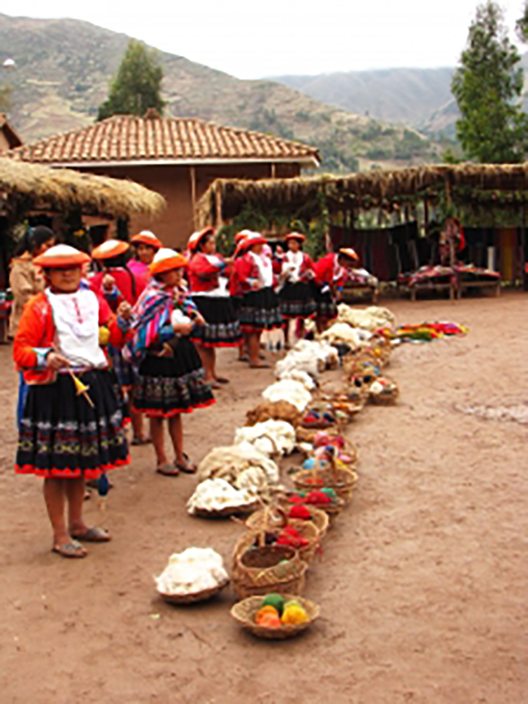 Woman’s weaving project – Cusco, Peru